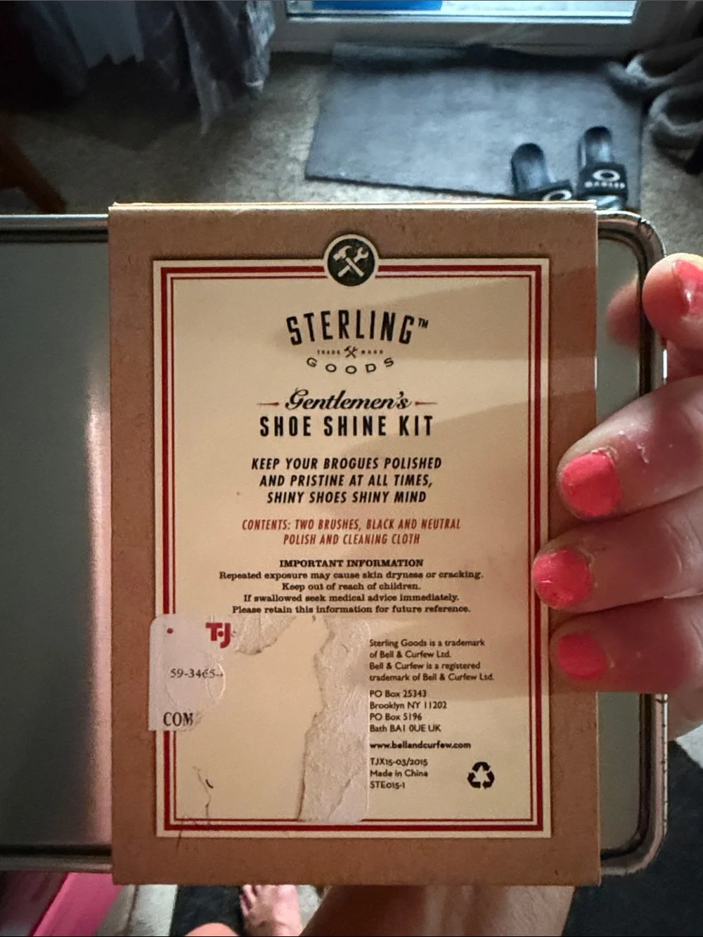 Wax On Wax Off Gentlemen's Shoe Shine Kit - Silver